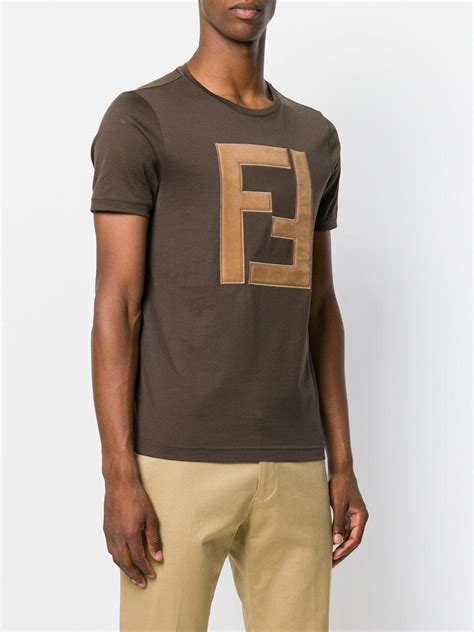 fendi t shirt farfetch|Fendi t shirts men's sale.